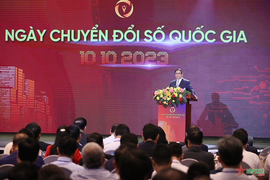 Thủ tướng Phạm Minh Chính: Chuyển đổi số phải để người dân, doanh nghiệp được hưởng lợi