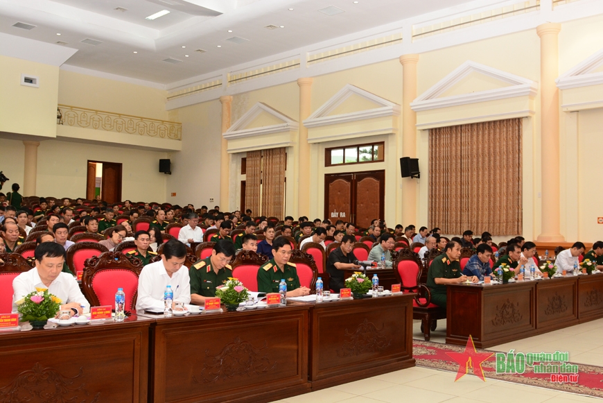 Thượng tướng Võ Minh Lương chủ trì hội nghị về công tác hoàn thiện hồ sơ, lập bản đồ về tìm kiếm, quy tập hài cốt liệt sĩ