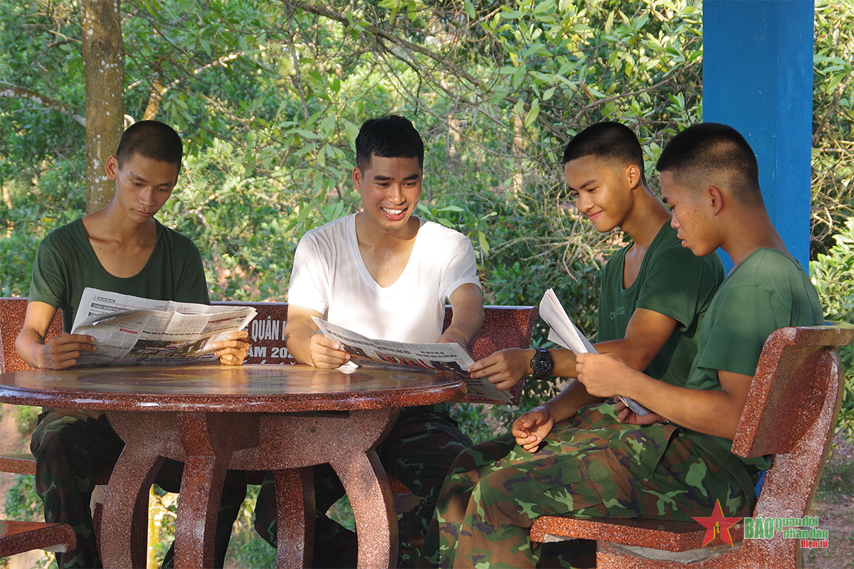 Ống kính bạn đọc: Không gian xanh ở Trung đoàn 43