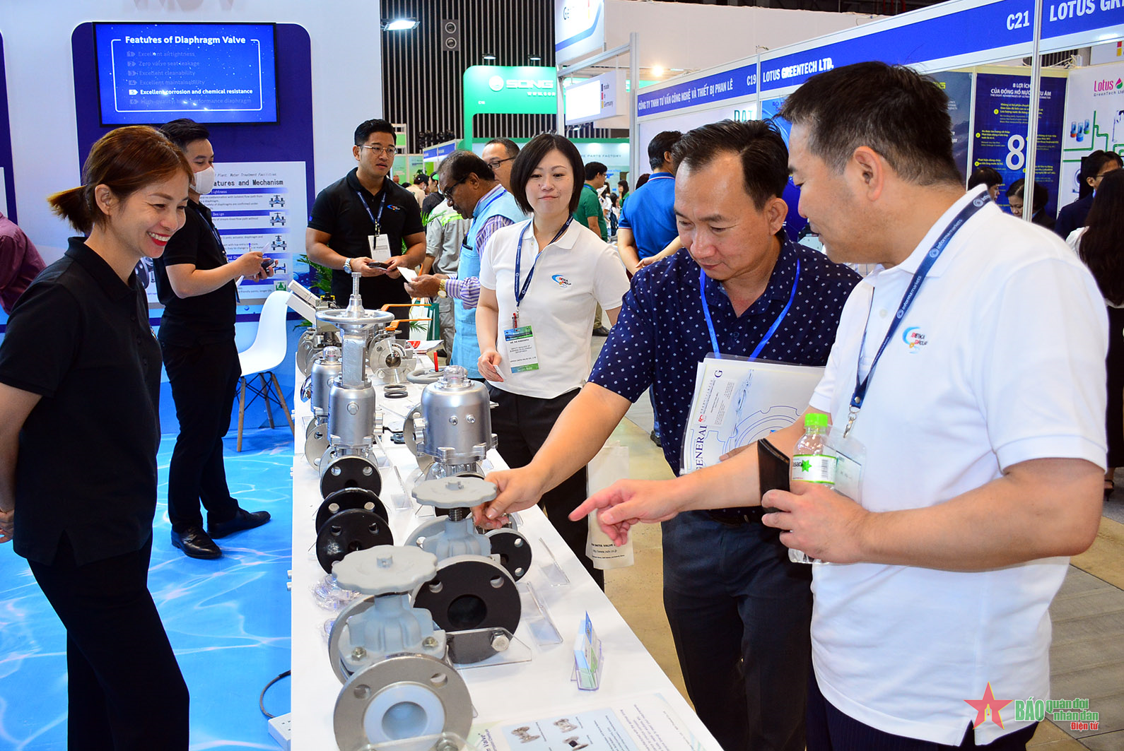 Hơn 450 doanh nghiệp trong nước, quốc tế triển lãm về ngành nước