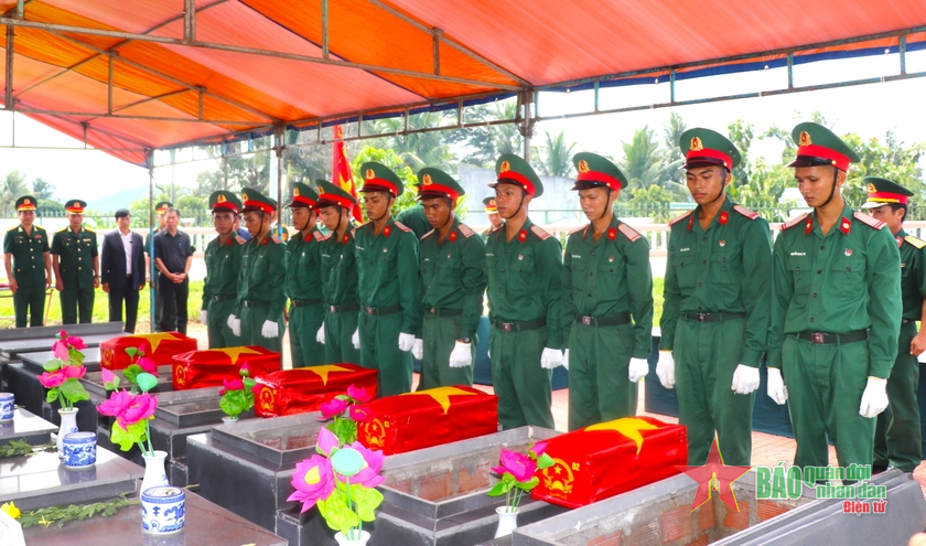 Gia Lai tổ chức truy điệu và an táng hài cốt liệt sĩ tại huyện An Khê