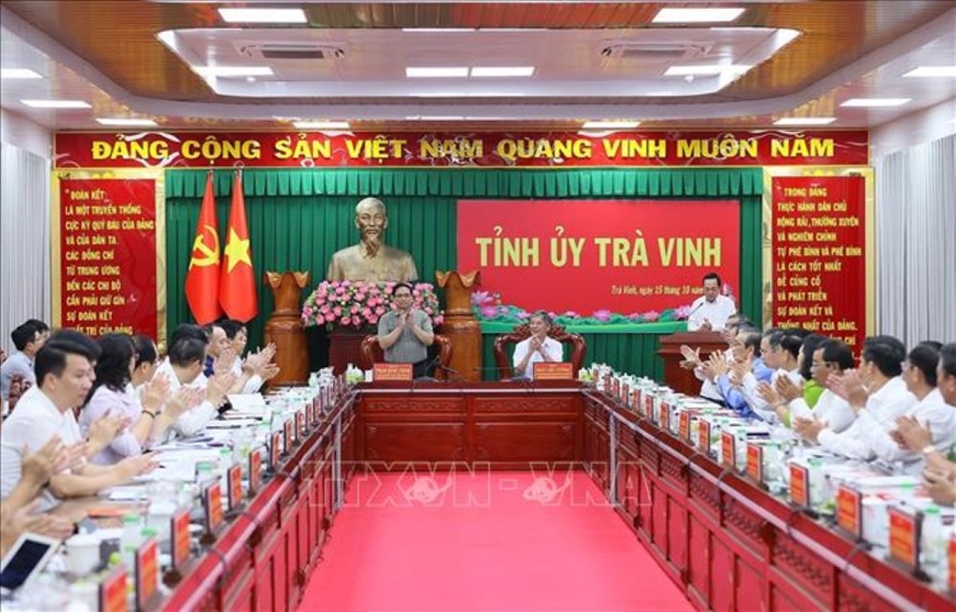 Thủ tướng Chính phủ Phạm Minh Chính: Trà Vinh cần tạo bứt phá, phát triển bền vững dựa trên 5 trụ cột