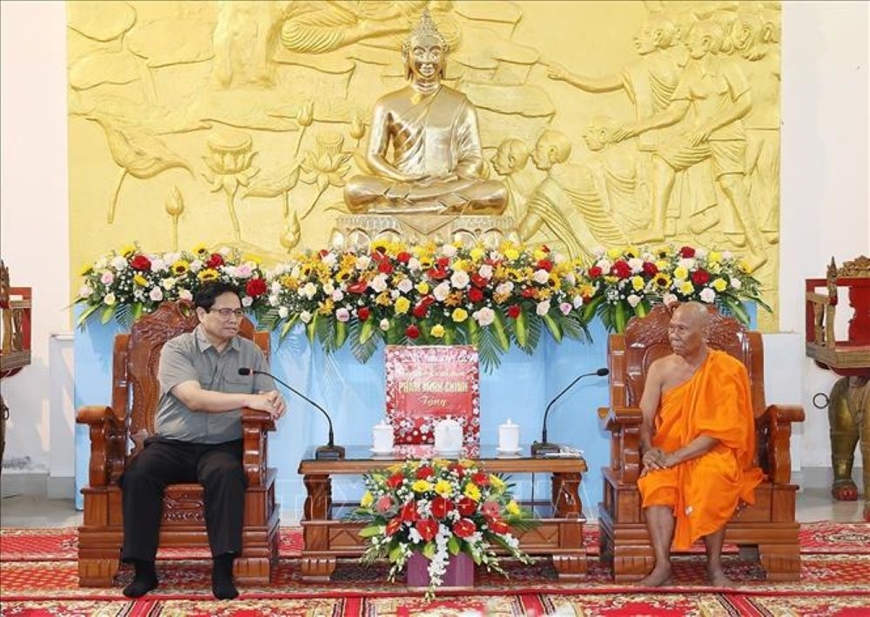 Thủ tướng Chính phủ Phạm Minh Chính chúc mừng đồng bào Khmer nhân Lễ Sene Dolta năm 2023