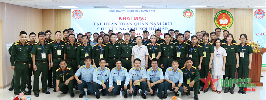 Tập huấn toàn quân chuyên ngành nội hô hấp