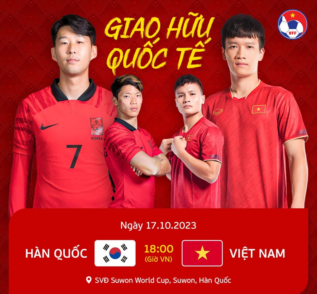 Xem trực tiếp bóng đá Việt Nam và Hàn Quốc trên kênh nào?