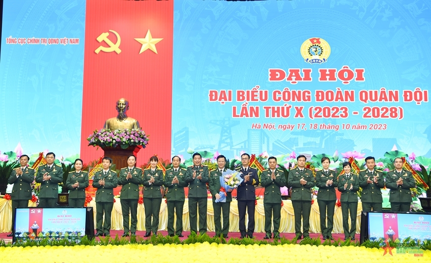 Đại hội đại biểu Công đoàn Quân đội lần thứ X thành công tốt đẹp