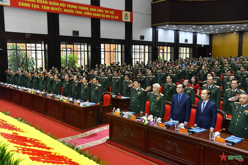 Khai mạc trọng thể Đại hội đại biểu Công đoàn Quân đội lần thứ X (2023-2028)
