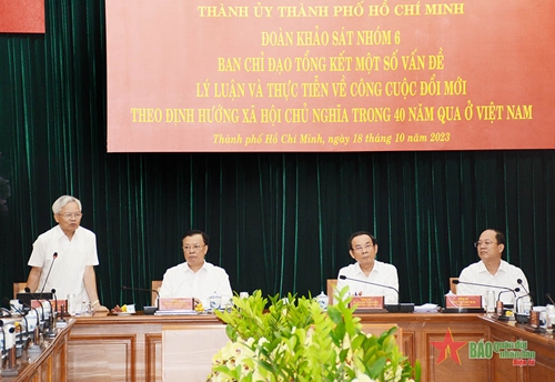 Khảo sát lý luận và thực tiễn về công cuộc đổi mới tại TP Hồ Chí Minh