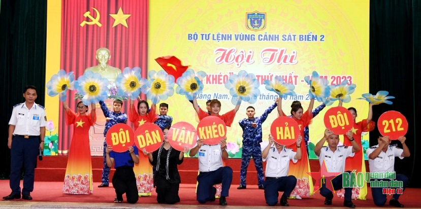 Bộ tư lệnh Vùng Cảnh sát biển 2 khai mạc Hội thi Dân vận khéo năm 2023