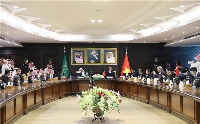 Thủ tướng Phạm Minh Chính dự Diễn đàn doanh nghiệp Việt Nam - Saudi Arabia​