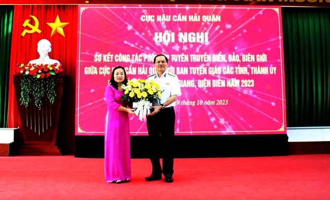 Sơ kết công tác phối hợp tuyên truyền biển, đảo, biên giới năm 2023