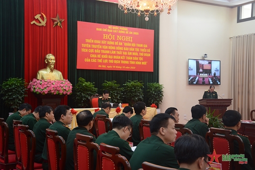 Trung tướng Nguyễn Văn Gấu chủ trì Hội nghị triển khai xây dựng Đề án 3955