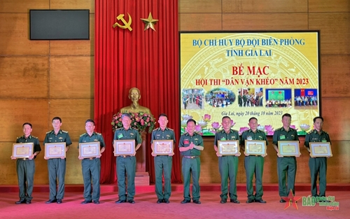 Bộ đội Biên phòng tỉnh Gia Lai tổ chức thi Dân vận khéo năm 2023