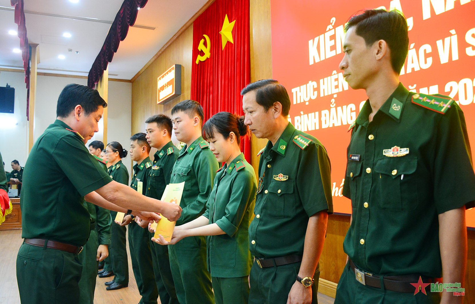 Kiểm tra công tác vì sự tiến bộ của phụ nữ và bình đẳng giới tại Bộ đội Biên phòng TP Hồ Chí Minh