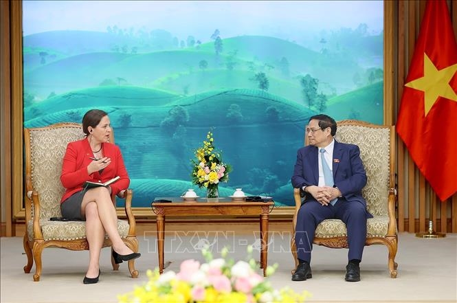 Thủ tướng Chính phủ Phạm Minh Chính tiếp Kinh tế trưởng Bộ Ngoại giao Hoa Kỳ