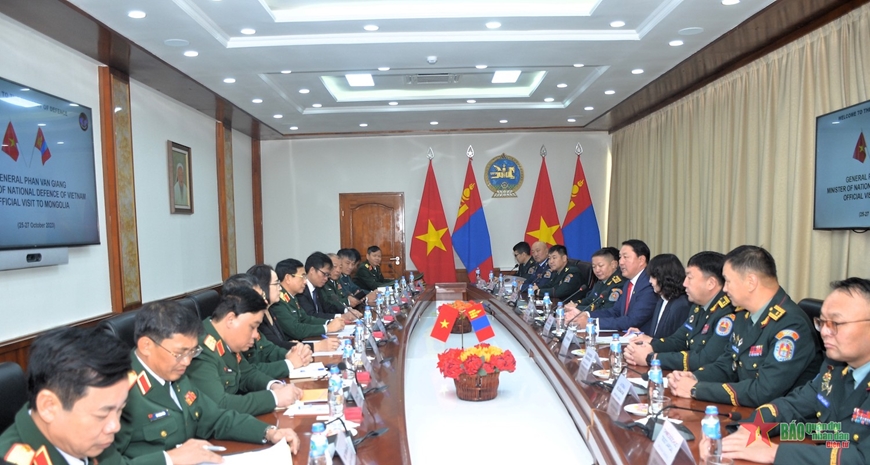 Phát triển quan hệ hợp tác quốc phòng Việt Nam-Mông Cổ ngày càng hiệu quả, thực chất