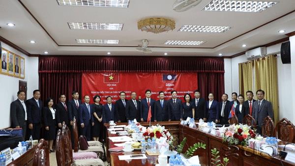 Đoàn đại biểu tỉnh Lai Châu thăm và làm việc tại tỉnh Bò Kẹo