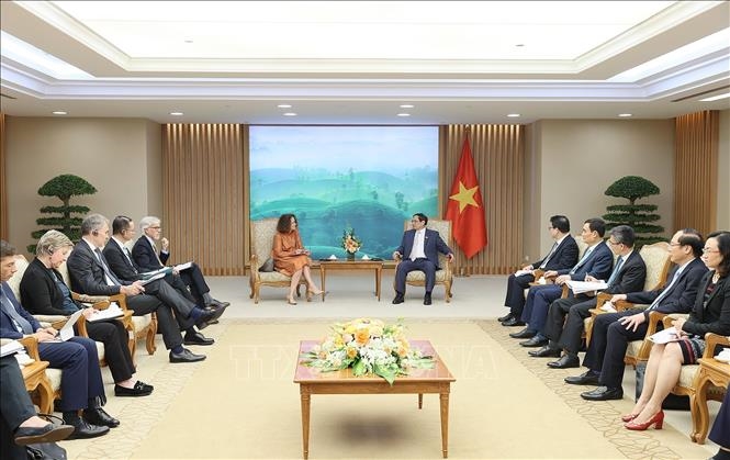 Thủ tướng Phạm Minh Chính tiếp Giám đốc Quốc gia Ngân hàng Thế giới tại Việt Nam