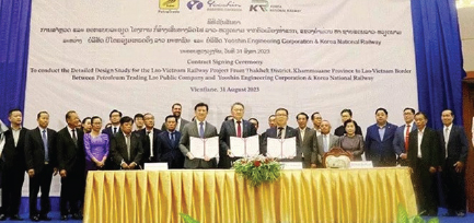 Hiện thực hóa dự án tuyến đường sắt Lào - Việt Nam