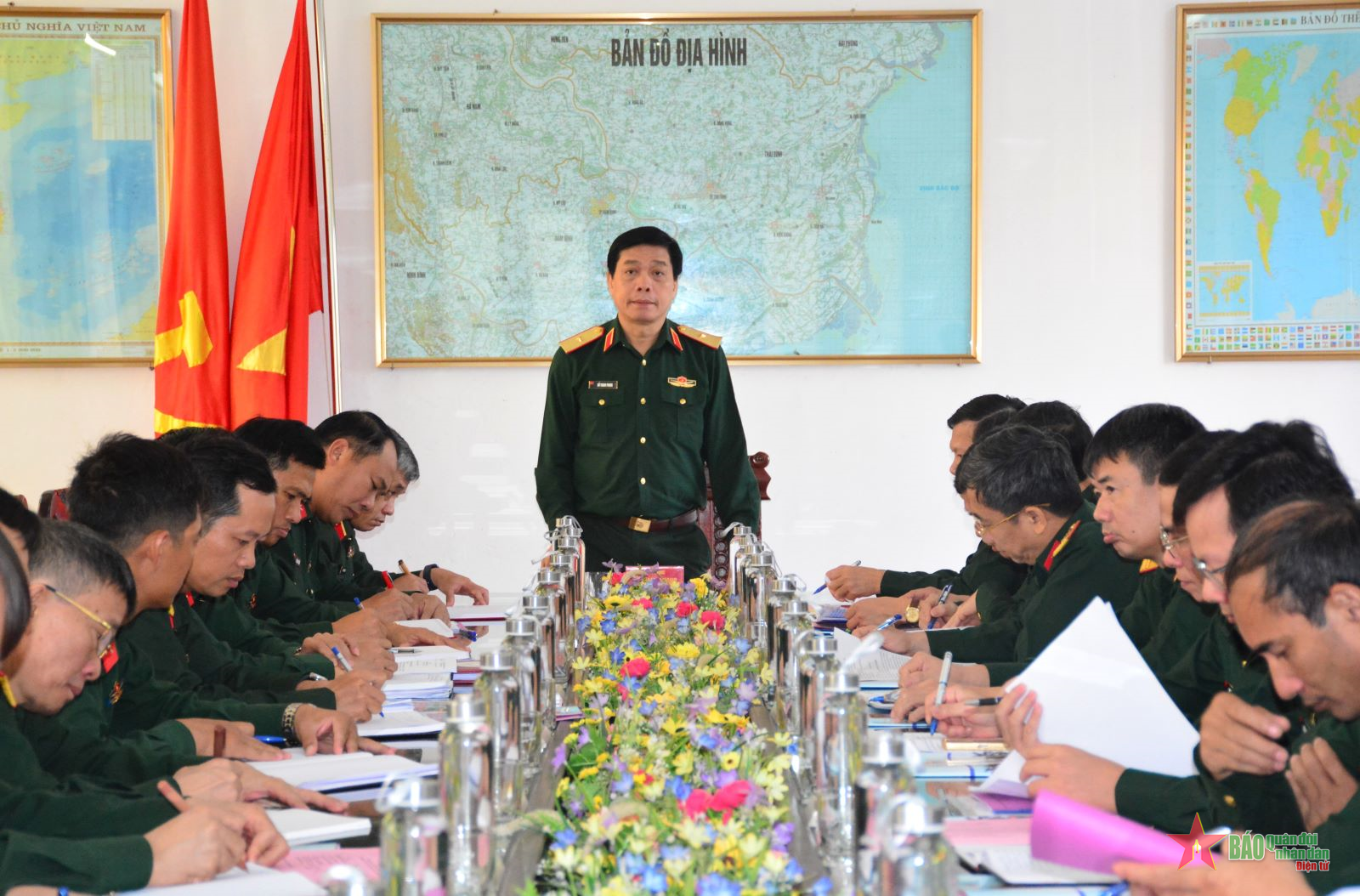 Đoàn kiểm tra số 1, Tổng cục Chính trị kiểm tra, nắm tình hình tại Bộ Chỉ huy Bộ đội Biên phòng thành phố Hải Phòng