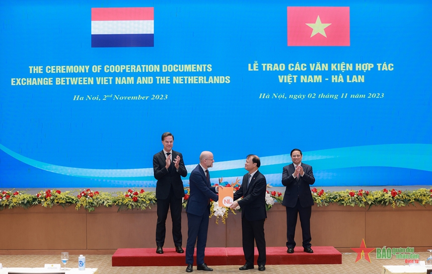 Thủ tướng Phạm Minh Chính hội đàm với Thủ tướng Hà Lan