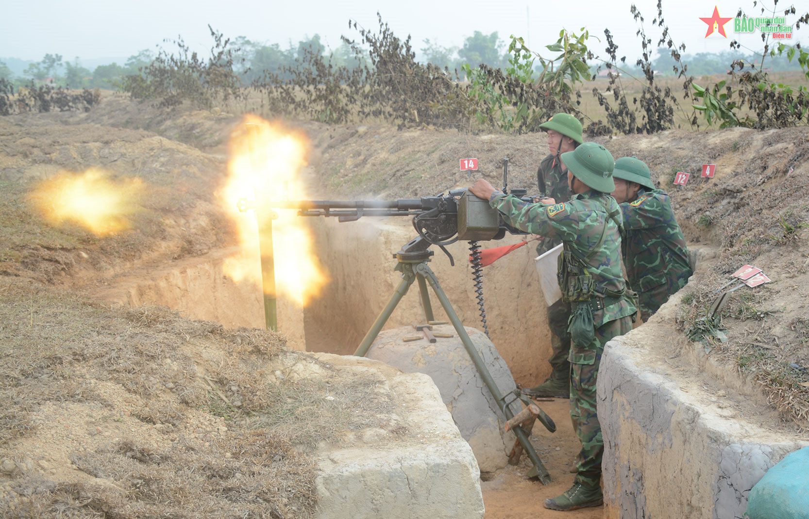 Trung đoàn 741, Bộ CHQS tỉnh Điện Biên hoàn thành xuất sắc diễn tập bắn đạn thật