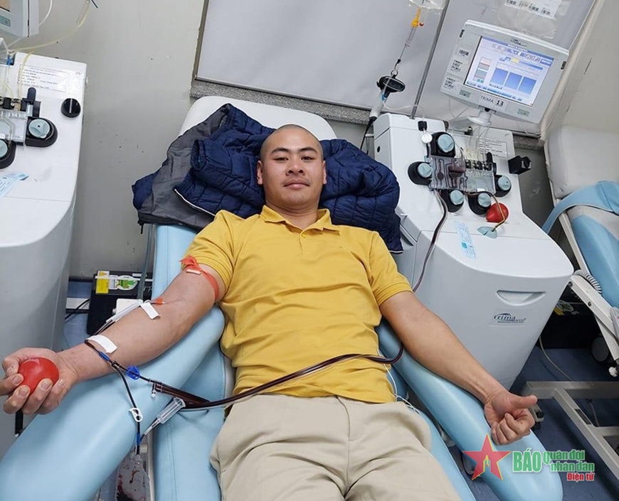 Cựu quân nhân 13 năm tình nguyện hiến máu và vá đường
