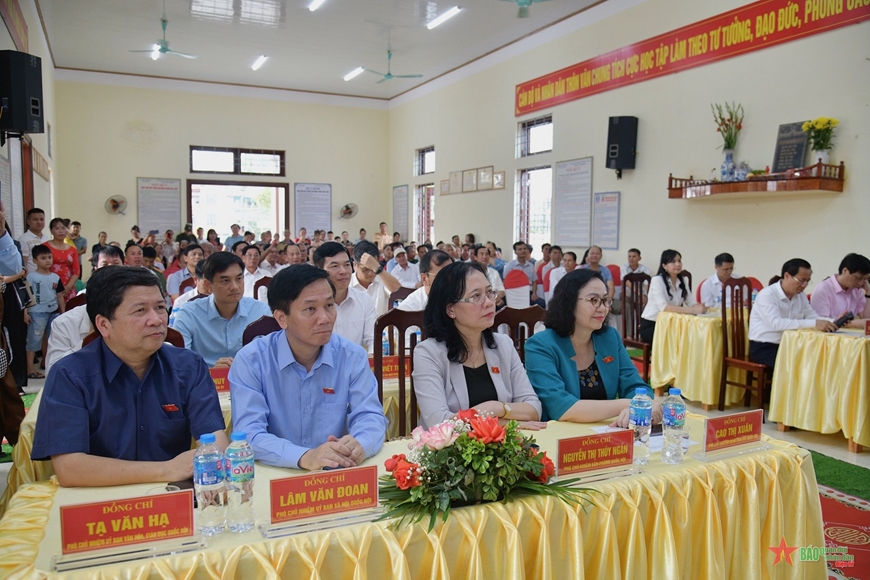 Phó chủ tịch Thường trực Quốc hội Trần Thanh Mẫn dự Ngày hội Đại đoàn kết toàn dân tộc tại Bắc Giang