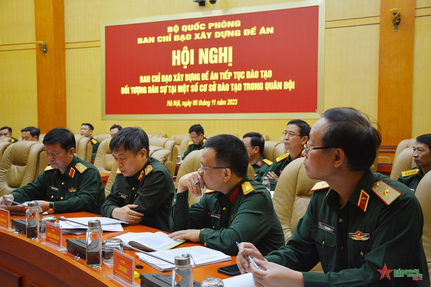 Trung tướng Nguyễn Doãn Anh: Tiếp tục đào tạo đối tượng dân sự tại một số cơ sở đào tạo trong Quân đội là Đề án rất quan trọng