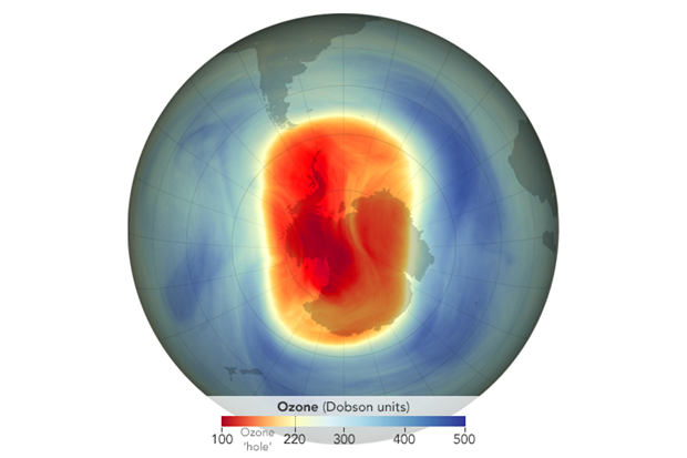 Lỗ thủng tầng ozone đang được cải thiện hơn