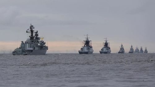 Myanmar, Nga tiến hành tập trận hải quân chung ở biển Andaman