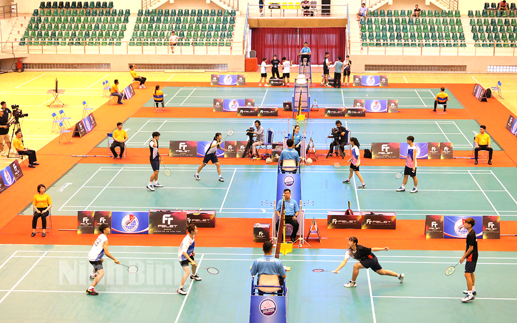 Khởi tranh giải cầu lông quốc tế ở Ninh Bình