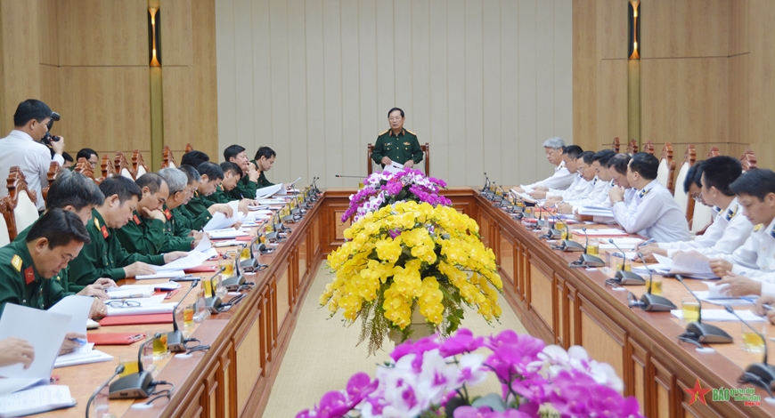 Thượng tướng Lê Huy Vịnh kiểm tra công tác cải cách hành chính, chuyển đổi số tại Quân chủng Hải quân
