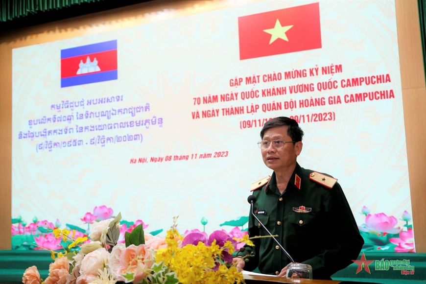 Học viện Quân y gặp mặt kỷ niệm 70 năm Quốc khánh Campuchia