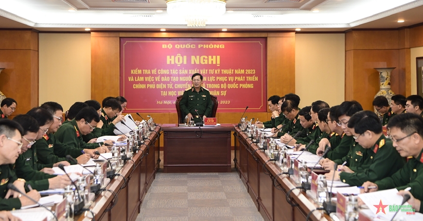 Thượng tướng Lê Huy Vịnh: Nâng cao chất lượng công tác đào tạo nguồn nhân lực phục vụ chuyển đổi số trong Bộ Quốc phòng