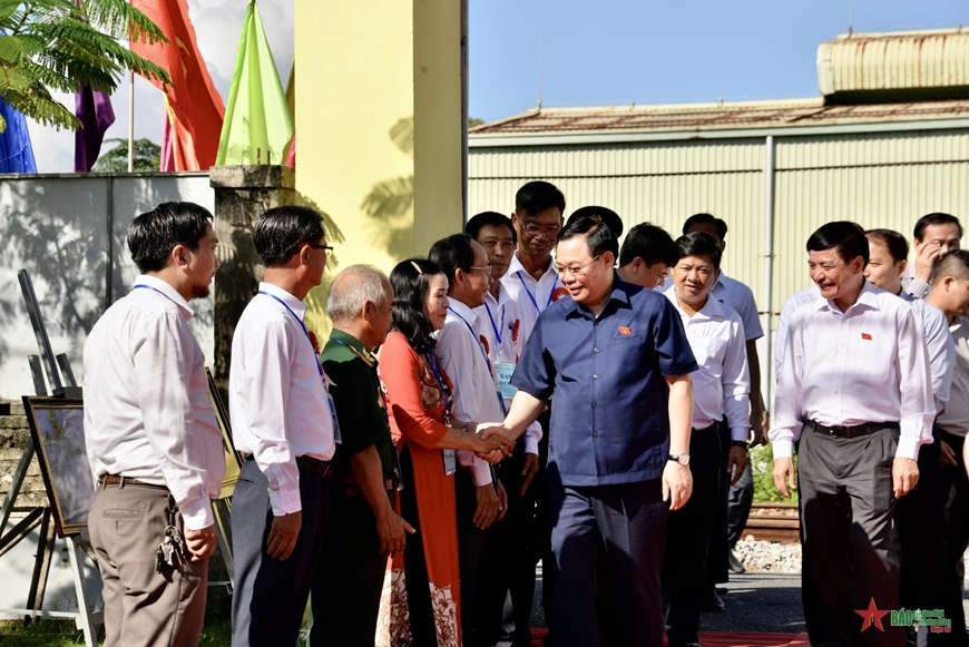 Chủ tịch Quốc hội Vương Đình Huệ dự Ngày hội Đại đoàn kết toàn dân tộc tại Đà Nẵng