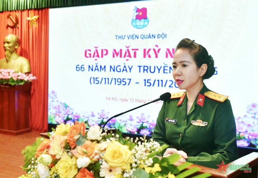 Thư viện Quân đội gặp mặt kỷ niệm 66 năm Ngày truyền thống (15-11-1957/ 15-11-2023)