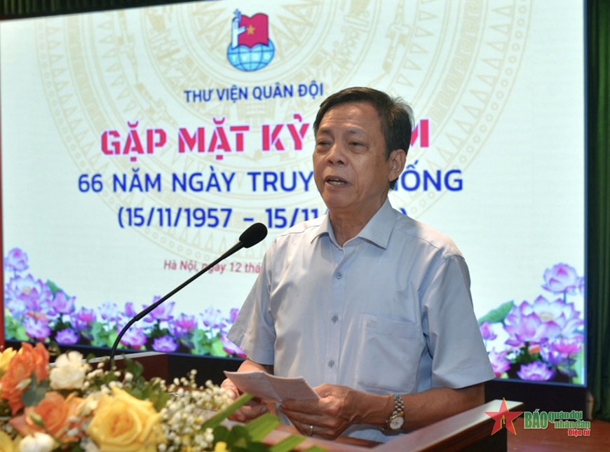 Thư viện Quân đội gặp mặt kỷ niệm 66 năm Ngày truyền thống (15-11-1957/ 15-11-2023)