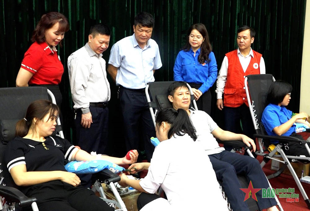 Huyện Bắc Quang (Hà Giang): Tổ chức Chương trình hiến máu tình nguyện “Giọt máu hồng của những người gieo hạt”