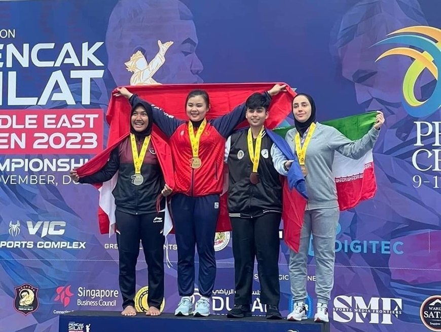 Đội tuyển pencak silat Việt Nam giành 8 Huy chương Vàng châu Á