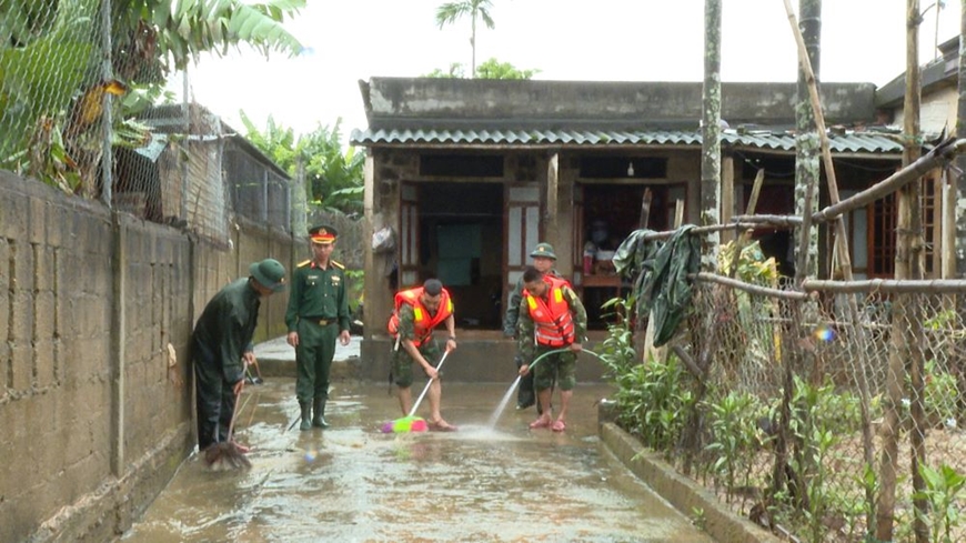 Sư đoàn 968, Quân khu 4: Khẩn trương giúp nhân dân khắc phục mưa lũ