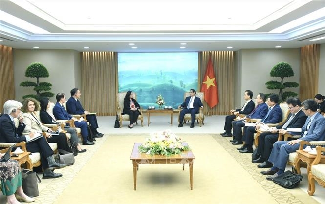 Thủ tướng Phạm Minh Chính đề nghị các tổ chức tài chính hỗ trợ vốn cho các dự án hạ tầng quy mô lớn của Việt Nam