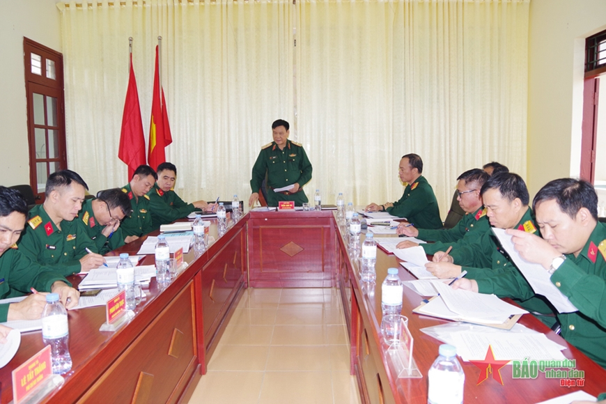 Quân khu 2 kiểm tra công tác quân sự, quốc phòng tại Điện Biên