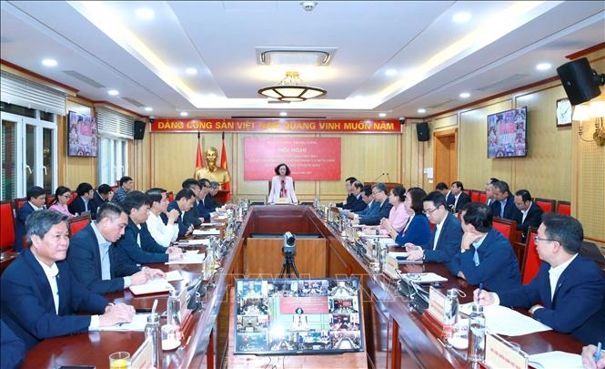 Thường trực Ban Bí thư Trương Thị Mai chủ trì Hội nghị quán triệt, triển khai các văn bản mới về công tác tổ chức xây dựng Đảng