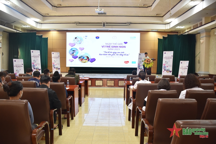 Điện Biên hưởng ứng Ngày Thế giới vì trẻ sinh non năm 2023