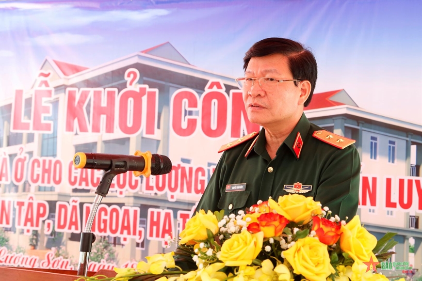 Khởi công xây dựng nhà ở cho các lực lượng tham gia huấn luyện, diễn tập, dã ngoại ​của Học viện Quân y