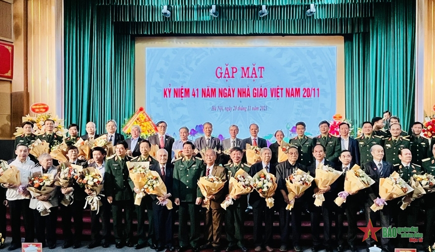 Học viện Quân y tổ chức gặp mặt kỷ niệm Ngày Nhà giáo Việt Nam 20-11