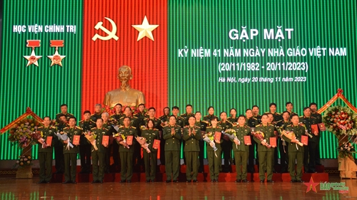 Học viện Chính trị tổ chức gặp mặt kỷ niệm Ngày Nhà giáo Việt Nam