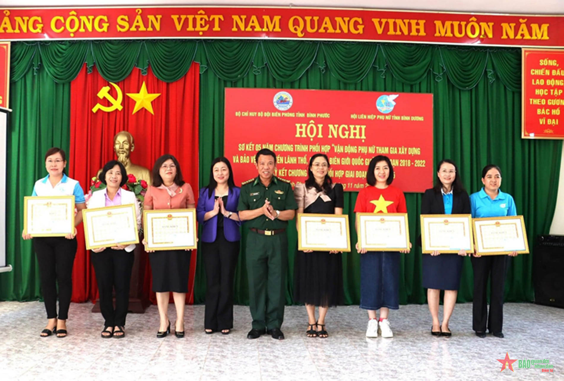 Đẩy mạnh vận động phụ nữ tham gia bảo vệ chủ quyền an ninh biên giới tỉnh Bình Phước