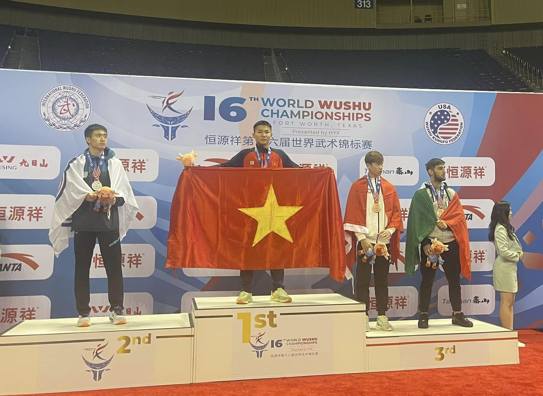 Wushu Việt Nam giành 5 huy chương vàng thế giới
